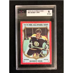 1973-74 O-PEE-CHEE #30 BOBBY ORR (6 ENM)