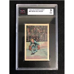 1952-53 PARKHURST #50 BOB SOLINGER (5 EX)