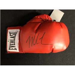 MIKE TYSON SIGNED RED EVERLAST BOXING GLOVE (JSA COA)