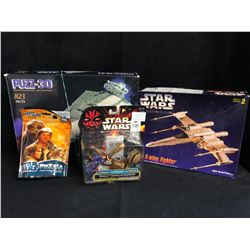STAR WARS LOT (PUZZLES/ ACCESSORY SET...)