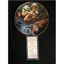 LIMITED EDITION RETURN OF THE JEDI FROM THE STAR WARS TRILOGY PLATE COLLECTION BY MORGAN