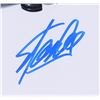 Image 2 : Stan Lee Signed "Marvel" 22x26 Custom Framed Photo Display (JSA COA)