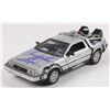 Image 1 : Christopher Lloyd Signed "Back to the Future II" Delorean Time Machine 1:24 Die-Cast Car (Beckett)
