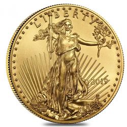 2019 $5 American Gold Eagle Saint-Gaudens 1/10 Oz Gold Coin (Brilliant Uncirculated Condition)
