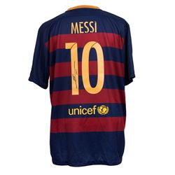 Lionel Messi Signed Barcelona Nike Jersey Inscribed "Leo" (Messi COA)