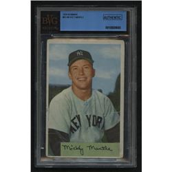 1954 Bowman #65 Mickey Mantle (BVG Authentic)