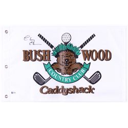 Chevy Chase Signed "Caddyshack" Bushwood Country Club Pin Flag (Beckett COA & Chase Hologram)