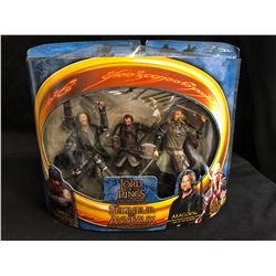 Aragorn, Legolas and Gimli in Freedom to Edoras LOTR The Two Towers