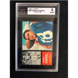 1962 TOPPS #88 ROMAN GABRIEL ROOKIE CARD (8 NMM)