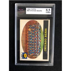 1958 TOPPS #29 CHICAGO BEARS (8.5 NMM+)