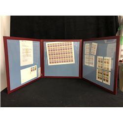 CANADIAN OLYMPIC ACTION STAMPS w/ CANADA POST LETTER SIGNED BY HAROLD A. NIGHTINGALE