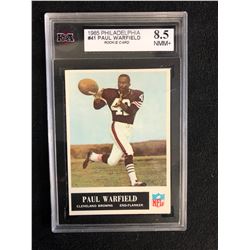 1965 PHILADELPHIA #41 PAUL WARFIELD ROOKIE CARD (8.5 NMM+)