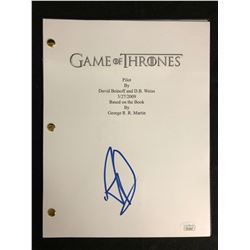 Alfie Allen Signed "Game of Thrones: Pilot" Episode Script (JSA COA)
