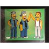 Image 1 : Cheech Marin & Tommy Chong Signed "The Simpsons" 8x10 Photo (Beckett COA)