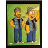 Image 1 : Tommy Chong Signed "The Simpsons" 11x14 Photo - "Cheech & Chong" (JSA COA)