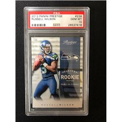 2012 PANINI PRESTIGE #238 RUSSELL WILSON RC (GEM MT 10)