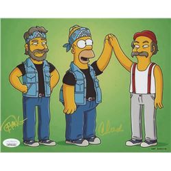 Cheech Marin & Tommy Chong Signed "The Simpsons" 8x10 Photo (Beckett COA)