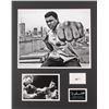 Image 1 : Muhammad Ali 16x20.25 Custom Matted Cut Display with (1) Hand-Written Word from Letter (JSA LOA)