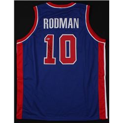 Dennis Rodman Signed Detroit Pistons Jersey (Beckett COA)