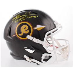Joe Theismann Signed Redskins Full-Size Hydro-Dipped Speed Helmet "SB XVII Champs" (Beckett COA)