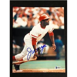 JOE MORGAN SIGNED 8 X 10 BASEBALL PHOTO (BECKETT COA)