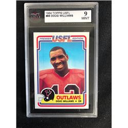 1984 TOPPS USFL #96 DOUG WILLIAMS (9 MINT)