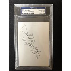 CUT PHIL RIZZUTO AUTHENTIC AUTO (PSA/ DNA CERTIFIED)