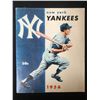 Image 1 : ORIGINAL 1956 NEW YORK YANKEES PROGRAM