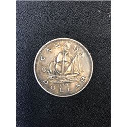 1949 CANADA NEWFOUNDLAND SILVER DOLLAR (.800 SILVER)