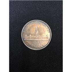 1939 CANADA SILVER DOLLAR ( .800 SILVER)