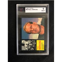 1962 TOPPS #64 PAUL HORNUNG (9 MINT)