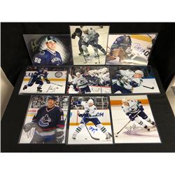 AUTOGRAPHED 8 X 10 HOCKEY PHOTO LOT (VANCOUVER CANUCKS)