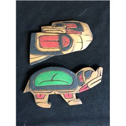 NATIVE ART CARVINGS LOT (ASHLEY CHARLIE PENELAKUT)