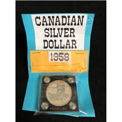 1958 CANADIAN SILVER DOLLAR