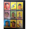 Image 1 : 1958 TOPPS BASEBALL CARD LOT