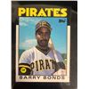 Image 1 : Barry Bonds Topps Rookie Baseball Card #111