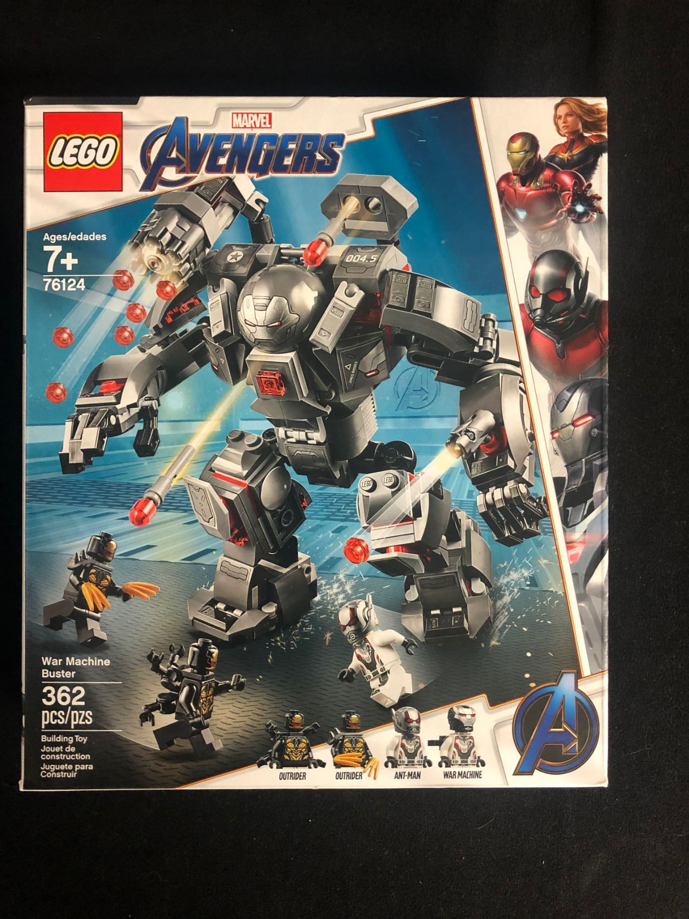 Lego Marvel Avengers War Machine Buster 76124 Building Kit