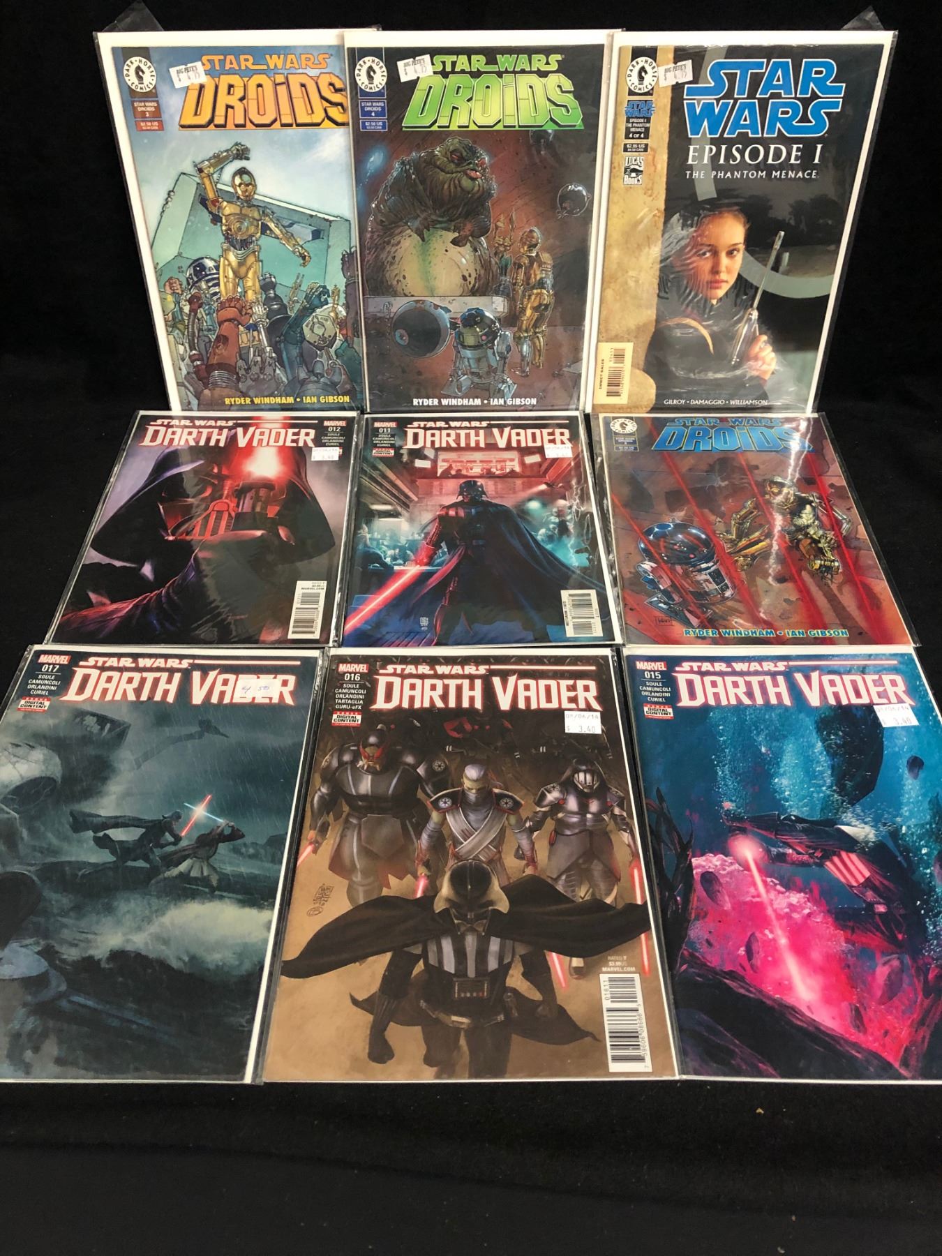 STAR WARS COMIC BOOK LOT (MARVEL COMICS)