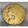 Image 1 : 1913 $ 5 Gold Indian Half Eagle