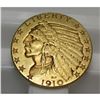 Image 1 : 1910 D $ 5 Gold Indian Half Eagle