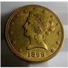 Image 1 : 1899 $ 10 Gold Liberty Eagle