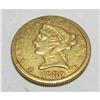 Image 1 : 1880 s $ 5 Gold Liberty