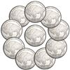 Image 1 : (10) 1 oz Buffalo Silver Rounds