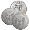 Image 1 : (3) US Silver Eagles Random Dates