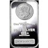 Image 1 : 1 oz Morgan Design Bar Pure Silver