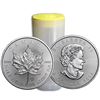 Image 1 : (25) Roll of Canadian Silver Maple Leaf's