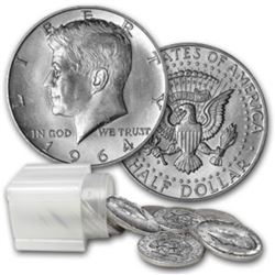 Roll of Kennedy Halves 90% $10 Face