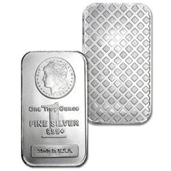 1 oz Silver Bar Morgan Design - .999