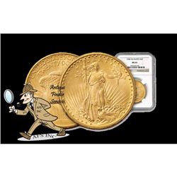 1908 NM MS 64 NGC $20 Gold Saint Gaudens