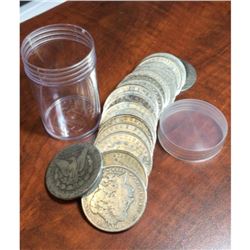 20 pcs. Random Date/Grade Morgan Dollars In tube